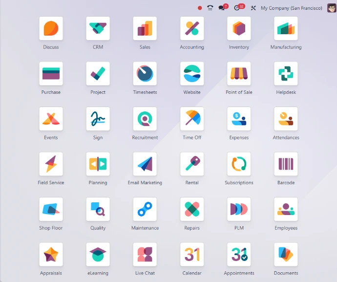 Odoo ERP open source